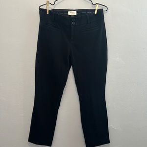 Anthropologie The Essential Slim Black Pants